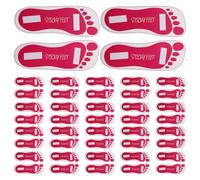 GALPADA 25 Pairs Salon Tanning Pads Self Tanning Accessories Sole Covers Stick-on Sole Rosy
