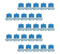 GALPADA 25pcs Paper Treat Boxes Shark Themed Favors Boxes Packaging Small Easy to Carry for Shower Unique Chic Design