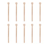 GALPADA 25pcs Solid Wood Mini Mallet Set, Sturdy Multi-Purpose Wooden Beat Hammers for Cake and Crab, for Crafting and Kitchen Use
