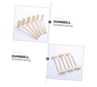 GALPADA 25Pcs Wooden Crab Mallets Set Unfinished Wood Mallet for Seafood Shell Cracking and DIY Painting Educational Hammer for Family Use