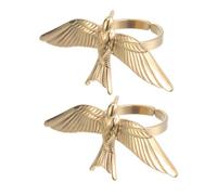 GALPADA 2pc Open Rings Friendship Dove Ring Dove Jewelry Golden