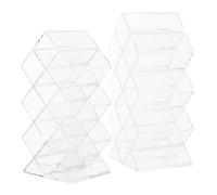 GALPADA 2pcs Acrylic Lipstick Storage Rack Large Capacity Makeup Organizer Holder for Desktop and Home Use, Organizing Dressing Table and Keeping Lipstick in Order