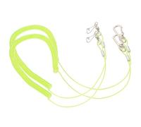 GALPADA 2Pcs Adjustable Bird Harness Leash for Parrots Cockatiels Budgies Outdoor Flying Training Wear-resistant Elastic Flight Rope for Pet Birds