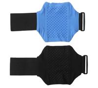 GALPADA 2Pcs Adjustable Cell Phone Leg Straps with Elastic Secure Band, Non-Slip Running Phone Holder Pouch for Men and Women, Portable Sports Armband Sleeve for Hiking and Outdoor