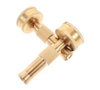 GALPADA 2pcs Adjustable Copper Hose Nozzle High-Pressure Water Sprayer for Garden Irrigation Car Washing Outdoor Use Wear-Resistant Mister Connector