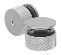GALPADA 2pcs Aluminium Welding Hood Fasteners Anti-slip Silicone Gasket Easy Adjustment Mechanism Replacement Screws for Welding Hood and Headgear Suitable for Indoor and Outdoor