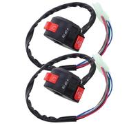 GALPADA 2pcs Atv Start Kill Switch for Quad Bikes Electric Ignition Stop Switch with Advanced Sealing Arc-resistant Handlebar Control for Off-road Motorcycles and Dirt Bikes Compatible