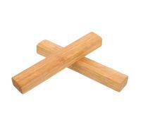 GALPADA 2pcs Bamboo Wood Calligraphy Paperweight Decorative Paper Weights for Chinese Writing Practice and Desk Ornament