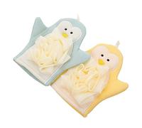 GALPADA 2pcs Bathing Towels Rich Foaming Bath Towels Showering Scrubbing Gloves for Body Scrub Shower Gloves Exfoliating Self Tanner Mitt