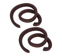 GALPADA 2pcs Bed Gap Filler for Split King Mattress, 79" Light Coffee Mattress Spacer Side Gap Cover with Removable Washable Fabric, Suitable for Guest Rooms and Family Bedrooms