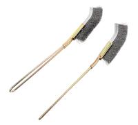 GALPADA 2pcs Bird Cage Accessories Copper Wire Cleaning Brushes Lightweight Narrow Design for Bird Cage Cleaning and Maintaining A Healthy Environment