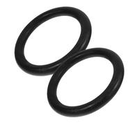 GALPADA 2PCS Black Abs Gymnastic Rings for Full Body Workout Strength Training Fitness Rings for Muscle Building Core Stability Cross-training and Home Exercise
