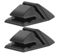 GALPADA 2pcs Black Abs Parking Permit Holder for Car Windscreen, Ticket Folder Securely Holds Cards and Receipts, Sl esign for Car Dashboard Interior Accessories