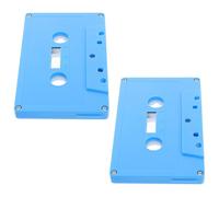 GALPADA 2pcs Blank Audio Cassettes Retro Colorful Cassette Tape Decor 3.93x2.48x0.47in Plastic Versatile Decoration Nostalgia Enthusiasts for Events