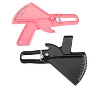 GALPADA 2pcs Body Fat Measurement Calipers with Ergonomic Metal Design and Finely Tuned Spring Mechanism, Accurate Skinfold Measurement Tools for Fitness Assessment in Gyms and Training