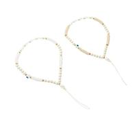 GALPADA 2pcs Bohemia Beaded Phone Hanging Lanyard Unique Anti-lost Wrist Strap for Smartphones Versatile and Lightweight Mobile Phone Charm Great Idea for Friends