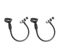GALPADA 2pcs C-type Microphone Clips for Microphone Stand Creative Racks Hose for Holder and Clamp Usage