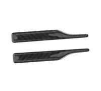 GALPADA 2pcs Carbon Fiber Rearview Mirror Scratch Strip Self Adhesive Collision Protection for Cars Durable Exterior Trim to Reduce Wind Noise and Enhance Vehicle Appearance