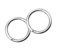 GALPADA 2pcs Cattle Nose Rings Metal Circles Comfortable Fit Livestock Handling Tool for Easy Control Versatile Farm Equipment for Various Cattle and Efficient Management