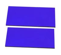GALPADA 2pcs Chemistry Cobalt Glass Sheets For Flame Color Reaction Experiments, 5x10cm Replacement Experiment Device Compatible With Lab Equipment