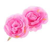 GALPADA 2pcs Chinese Style Peony Flower Hair Clips for Women, Realistic Artificial Floral Hair Accessories Cloth Material, Elegant Design for Weddings and Evening Parties