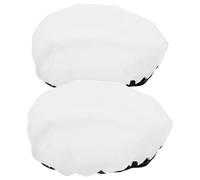 GALPADA 2pcs Cloth Lamp Shade with Wide Mouth Design for Photography and Home Use, Soft Diffuser Cover Protecting Eyes, round White Lampshade for Photographic Lamp