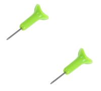 GALPADA 2pcs Creative Braille Writing Pen for Beginners Ergonomic Saddle Shaped Design Portable Braille Writer for Home The Tool for Blind Users Lightweight and Versatile Writing Accessory