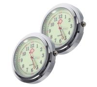 GALPADA 2pcs Creative Quartz Pocket Watch Dial with Glass Material for Manual DIY Unique Retractable Fob Watch Part with Concise and Generous Design