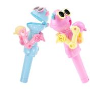 GALPADA 2pcs Creative Robot Lollipop Case Holder Reusable Dinosaur Robot Candy Storage Lightweight Novelty Party Favor for Friends Portable Fun Gift