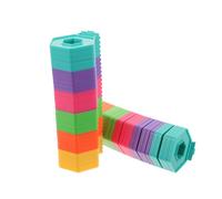 GALPADA 2pcs Creative Stacking Montessori Rainbow Stacker for Early Learning Stress Sensory Development Colorful Educational Playthings for Interaction
