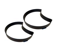 GALPADA 2pcs Crescent Shaped Paver Stone Making Mold for Garden Pathway Concrete Mold, Sturdy Abs Plastic with Easy Release Feature, for Creating Themed Pathways and Commercial Landscaping