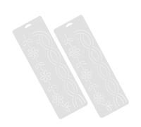 GALPADA 2pcs Cross-Stitch Template Plastic Stencils for Borders and Patterns Quilting Stencils Embroidery Quilt Templates for Beginners