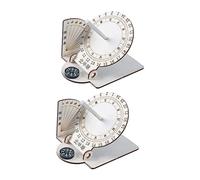 GALPADA 2pcs Diy Scientific Sundial Clock Model for Children Educational Ancient Timer Craft Set for Home Decor and School Learning