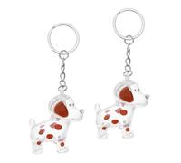 GALPADA 2pcs Dog Hair Keepsake Box Pet Memorial Keychain for Ashes Dog Urns Jewelry Commemorative Ornament for Pet Loss