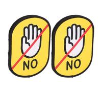 GALPADA 2pcs Dog Tags for Dog Harness Social Identity Patch Antiloss Feature Dirtresistant Fabric Waterproof Materials Multiple Shapes for Pet Safety and Recognition