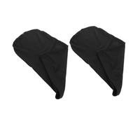 GALPADA 2pcs Dreadlock Cap Hair Dread Cover Long Hair Wrap Men Bonnet for Dreads Black Spandex Breathable Fabric Street Style Keeps Scalp Cool and Comfortable Easy Care Sports Dancing