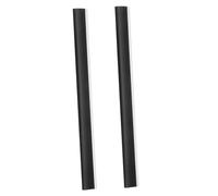 GALPADA 2pcs Dustpan Plastic Edge Replacement Lip Strip Portable Black Soft Pressing Protector for Home Cleaning Accessories