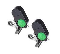 GALPADA 2Pcs Electronic Fishing Pole Alarm High Sensitivity Bite Alert Bell Durable Outdoor Fishing Equipment Loud Convenient Fishing Supplies Black