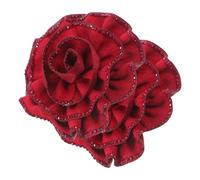 GALPADA 2pcs Elegant Fabric Rose Shoe Decoration Clips for Women and Brides, Detachable and Easy Installation Shoe Brooches, for Daily Wear and Ceremony, Spring and Summer Accessory