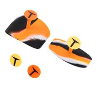 GALPADA 2pcs Ergonomic Silicone Golf Grip Trainer for Posture Correction and Swing Accuracy Improvement Lightweight Portable Golf Grip Tape Aid for Men and Women