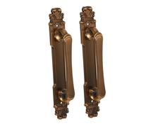 GALPADA 2pcs European Retro Barn Door Handles Antique Sliding Heavy Duty Pulls for Closet Cabinet Gate Shed Fence with Quick Installation and Sturdy Alloy Finish