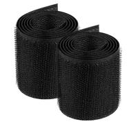 GALPADA 2pcs Extinguisher Fixing Strap Adhesive Fire Extinguisher Strap Car Trunk Fire Easy Installation Easy Removal Black Cloth Material Safe Travel