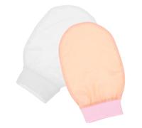 GALPADA 2Pcs Faux Bath Towels Exfoliating Mitts for Gentle Natural Skin Cleansing Stylish Washcloths Elegant for Men Women Shower Routine