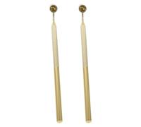 GALPADA 2pcs Fine Line Painting Pens for Paper and Metal Consistent Paint Flow and Fine Line Detailing, Aluminium Body, for Travel Sketching and Outdoor Projects