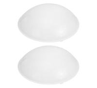 GALPADA 2pcs Fire Retardant Plastic Craft Light Covers Thick Ceiling Lamp Shades for Home and Office Replacement Lampshades Creating Warm Atmosphere