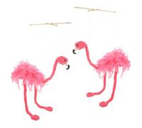 GALPADA 2Pcs Flamingo String Marionette Puppet Funny Animal Props for Interactive Play for Puppet Theatre Family Games and Creative Storytelling