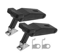 GALPADA 2pcs Flexible Draw Latch Lock with Stainless Steel Hook and Rubber Material for Boat Compartment and Cooler, Sturdy Over-Center Latch Suitable for Harsh Outdoor Environments