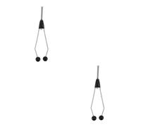 GALPADA 2pcs Fly Tying Bobbin Holder with Ceramic Tip for Thread Spools | Stainless Steel and Ceramic Build, Ergonomic Handle, Lightweight Portable Design for On-the-go Classes