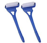 GALPADA 2pcs Folding Back Lotion Applicator with Long Handle, Blue Cream Roller for Back Sunscreen and Self Tanner Application Tool