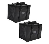GALPADA 2Pcs Food Bag Multi Functional Insulated Grocery Bag for Food Transport Capacity Braided Coating for Picnics Camping and Daily Use